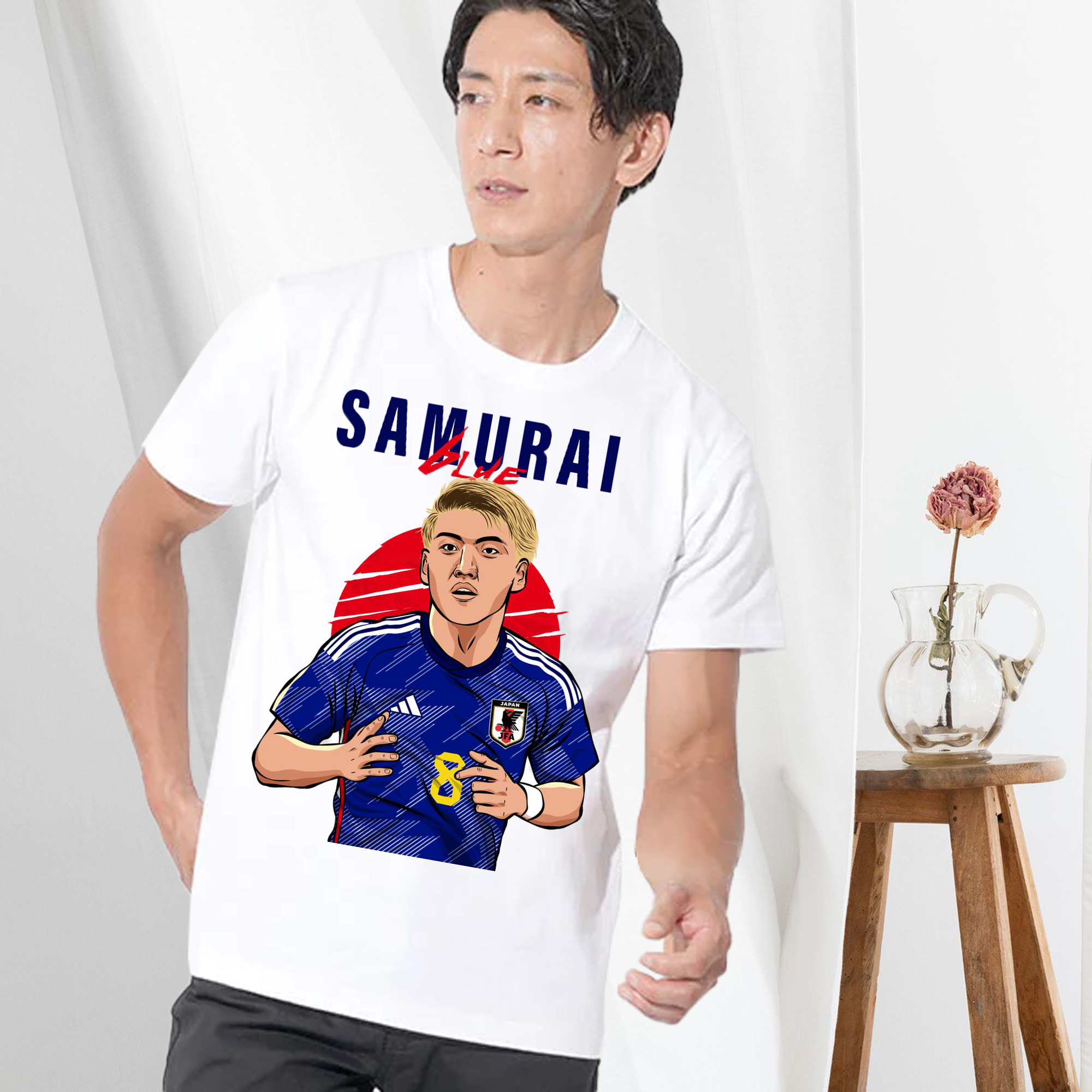 Ritsu Doan 応援デザイン｜サムライブルーの切り込み隊長