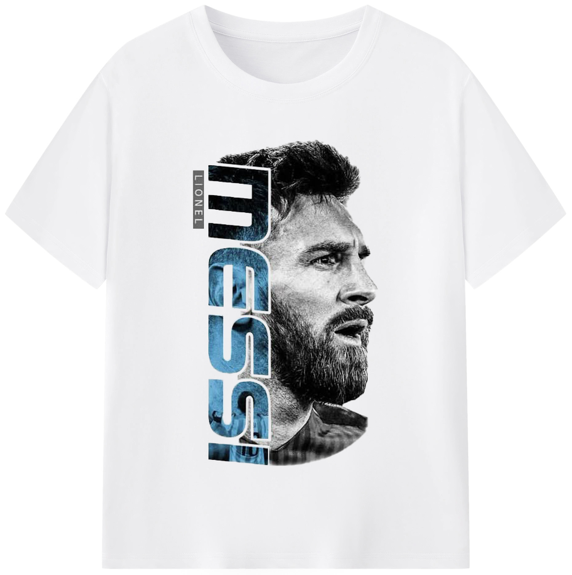 ノウ・カンプの魔法使い – メッシ記念 - 綿100％ 半袖Tシャツ ・ フロントプリント ・ 快適 通気性 ・ 日常使い 散歩 スポーツ用