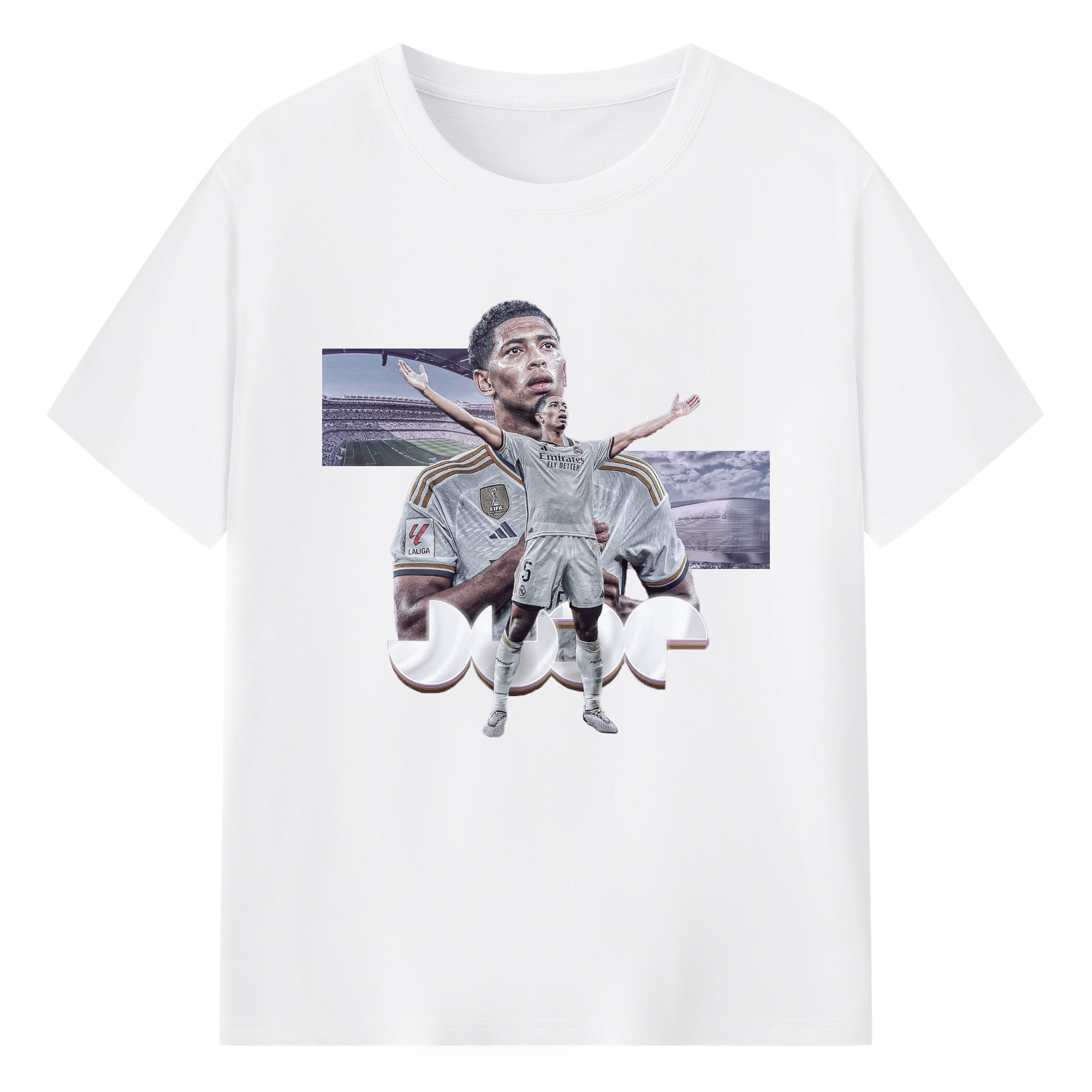 BELLINGHAM MODE：両手を広げて世界を制す - 綿100％ 半袖Tシャツ ・ フロントプリント ・ 快適 通気性 ・ 日常使い 散歩 スポーツ用