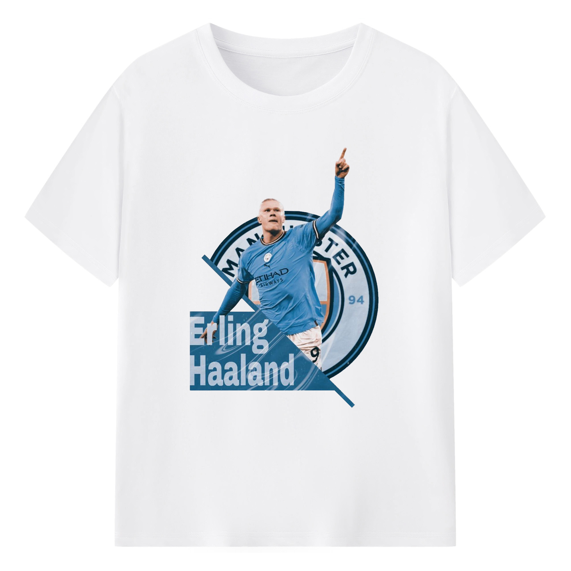 スカイブルー ノ カイブツ ハーランド - 綿100％ 半袖Tシャツ ・ フロントプリント ・ 快適 通気性 ・ 日常使い 散歩 スポーツ用