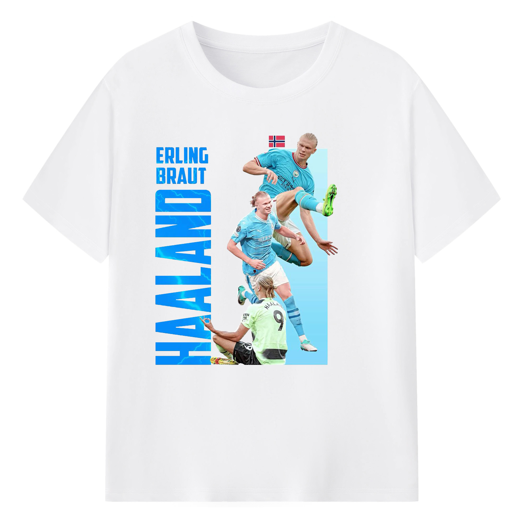 ハーランド スカイブルー ノ シンカン - 綿100％ 半袖Tシャツ ・ フロントプリント ・ 快適 通気性 ・ 日常使い 散歩 スポーツ用