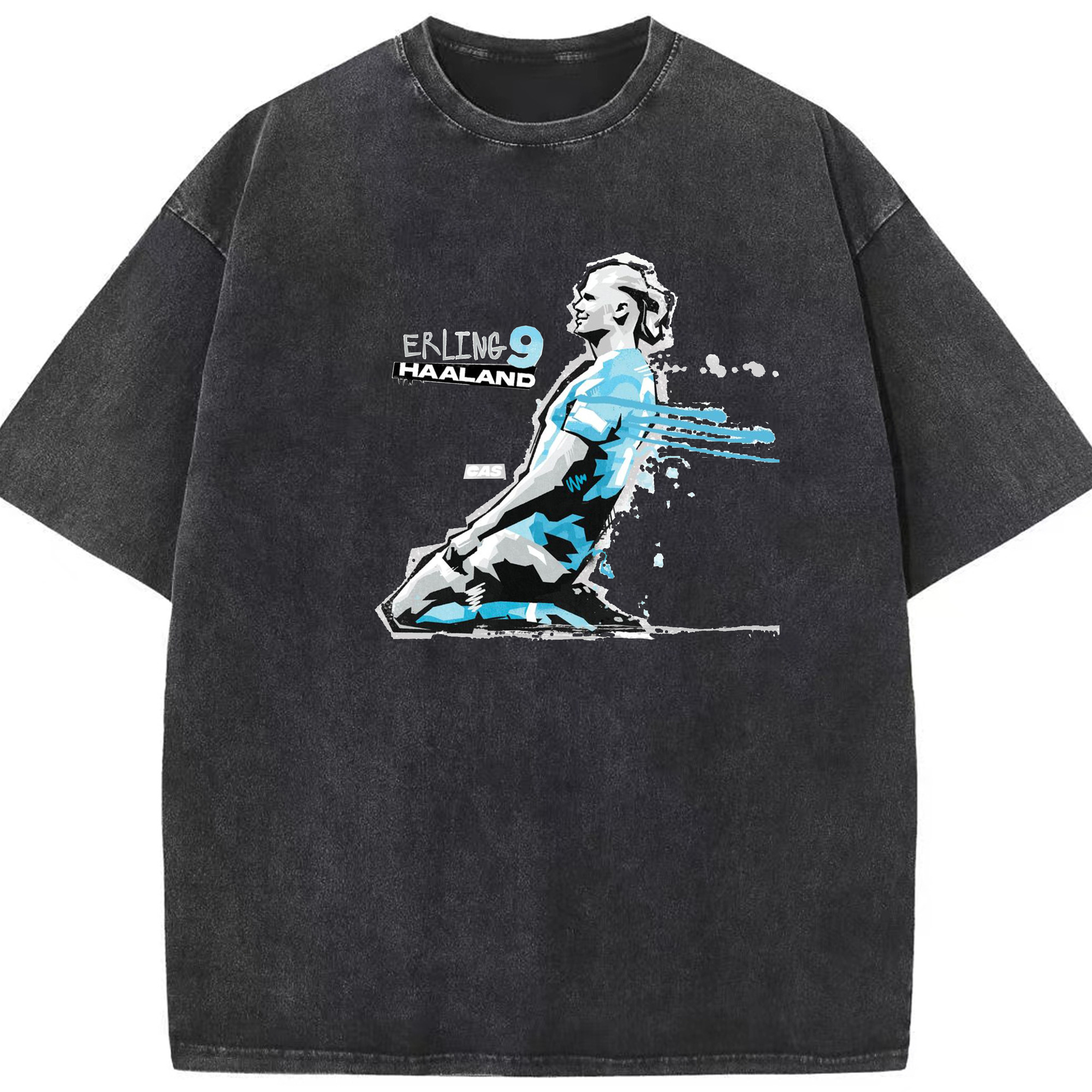 ハーランド レジェンド候補｜セレブレーション風グラフィック - 綿100％ ヴィンテージ風 半袖Tシャツ ・ フロントプリント ・ 柔らか肌触り ・ 通気性 快適 ・ スポーツ カジュアル 外出用