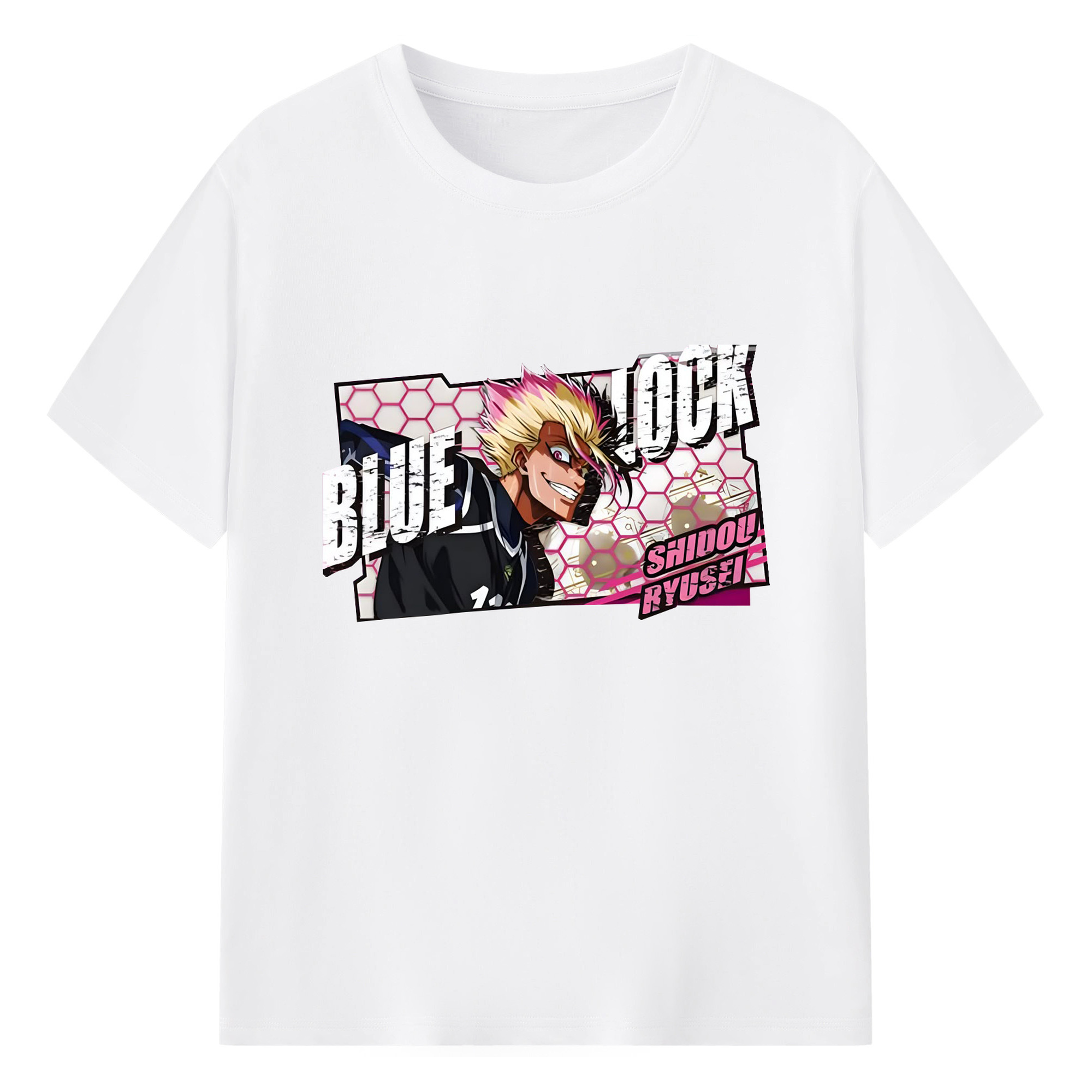 士道龍聖 - 綿100％ 半袖Tシャツ ・ フロントプリント ・ 快適 通気性 ・ 日常使い 散歩 スポーツ用