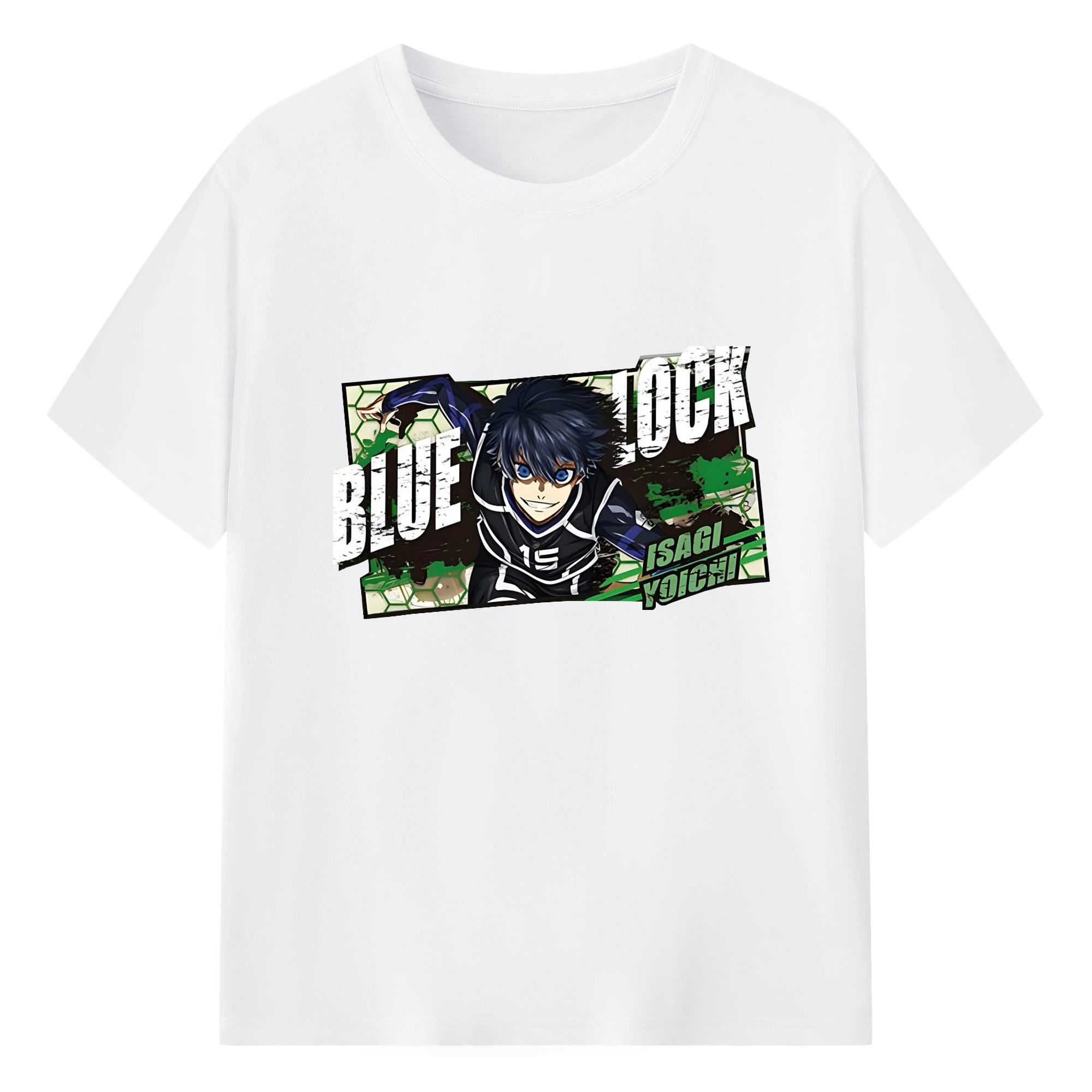 潔 世一 - 綿100％ 半袖Tシャツ ・ フロントプリント ・ 快適 通気性 ・ 日常使い 散歩 スポーツ用