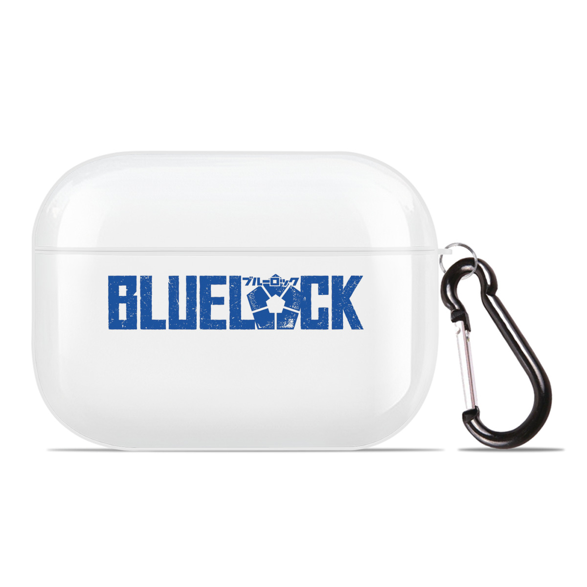 BLUE LOCK logo - 【AirPods Pro用】ハードシェル保護ケース 耐衝撃・防指紋・カラビナ付き商品仕様