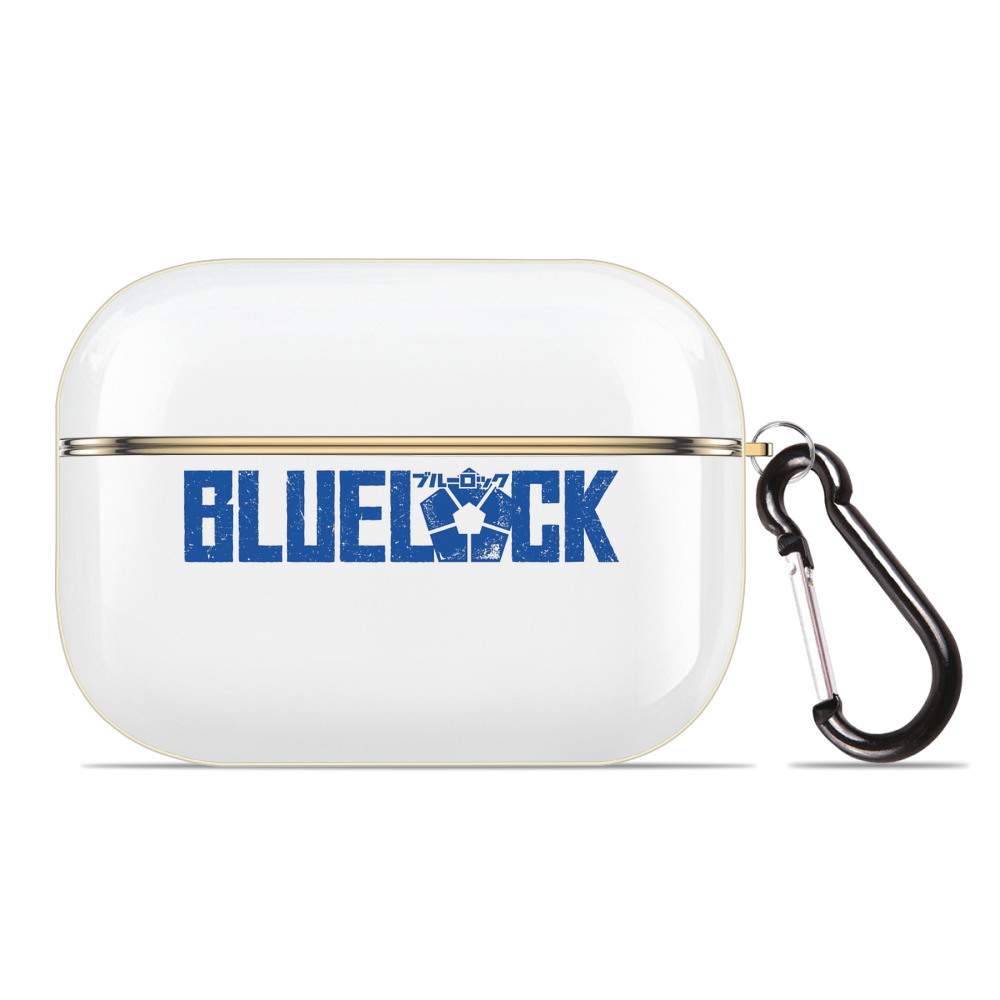 BLUE LOCK logo - 【AirPods Pro用】ハードシェル保護ケース｜耐衝撃・防指紋・カラビナ付き商品仕様