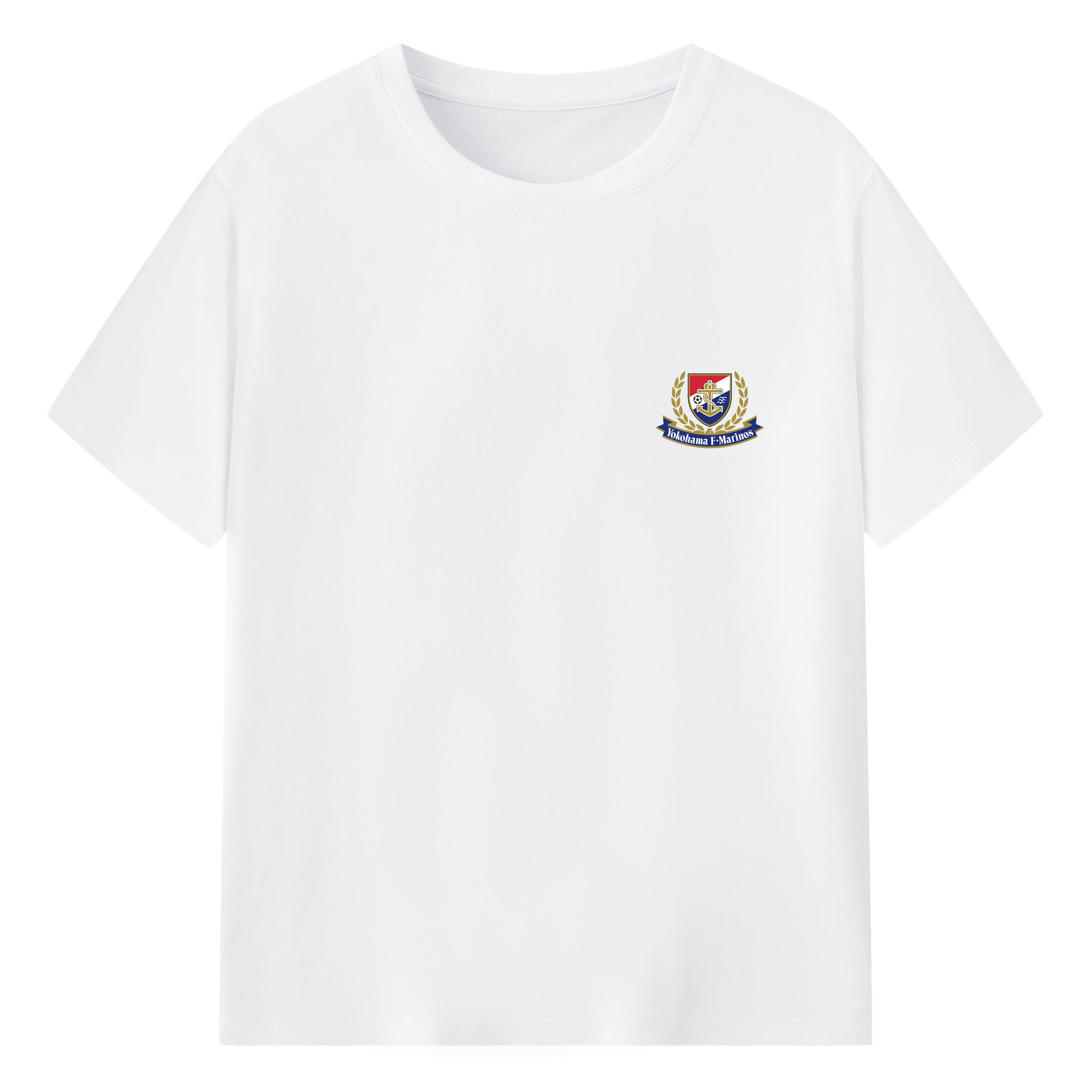 横浜Ｆ・マリノス - 綿100％ 半袖Tシャツ ・ フロントプリント ・ 快適 通気性 ・ 日常使い 散歩 スポーツ用