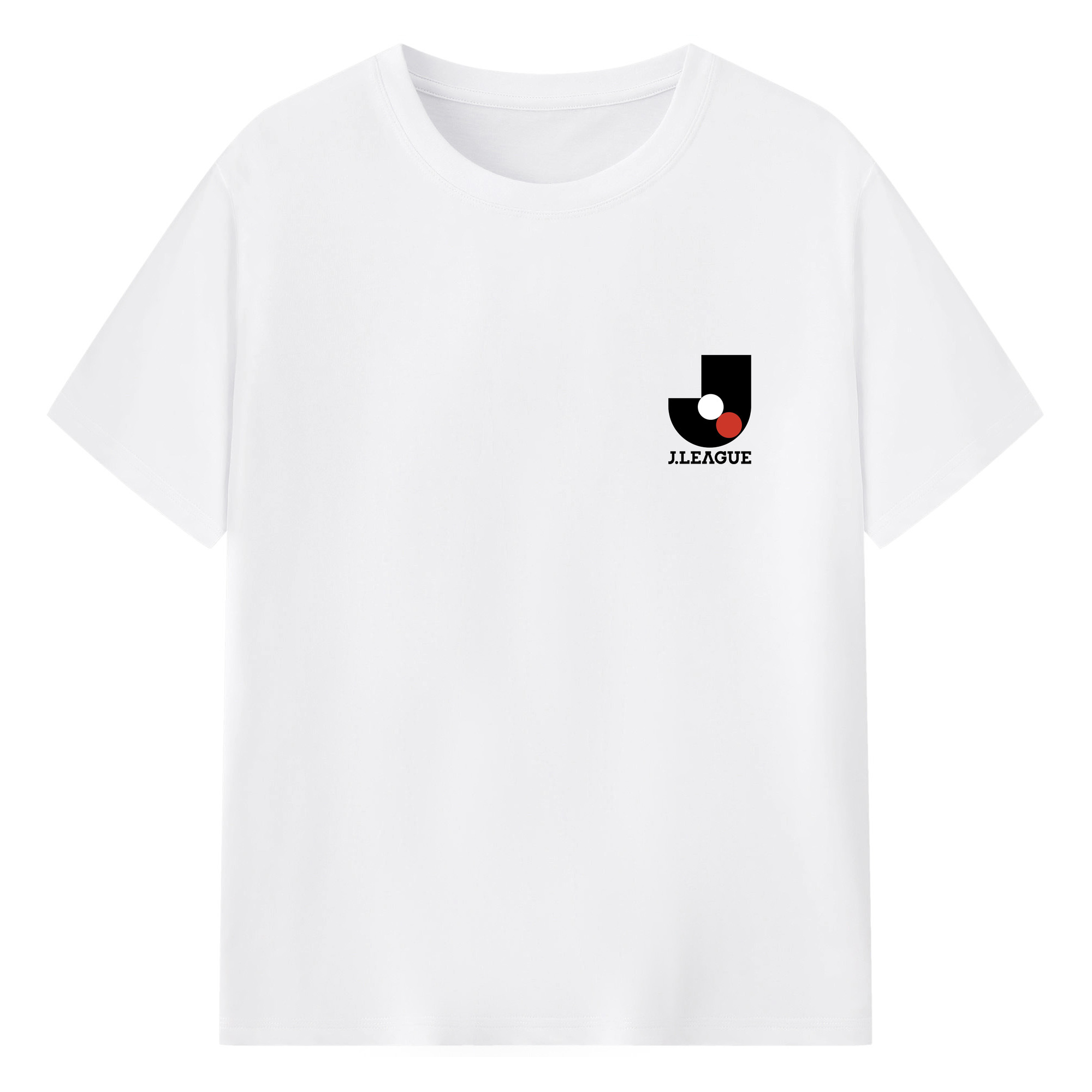 J1リーグ LOGO - 綿100％ 半袖Tシャツ ・ フロントプリント ・ 快適 通気性 ・ 日常使い 散歩 スポーツ用