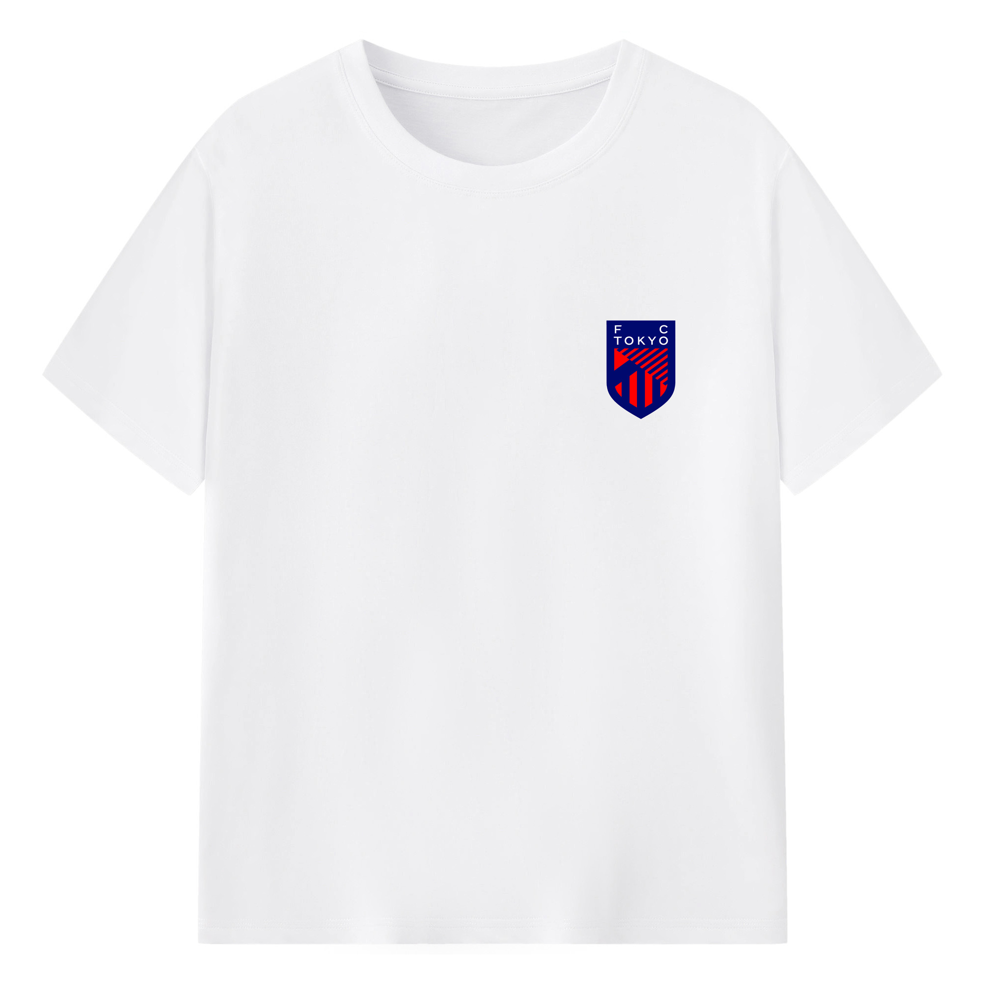 ＦＣ東京 - 綿100％ 半袖Tシャツ ・ フロントプリント ・ 快適 通気性 ・ 日常使い 散歩 スポーツ用