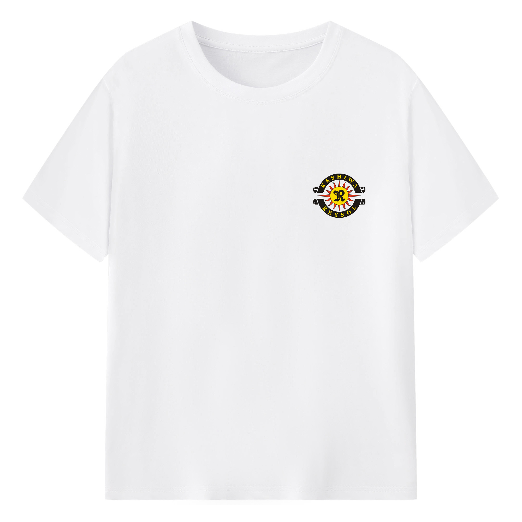 柏レイソル - 綿100％ 半袖Tシャツ ・ フロントプリント ・ 快適 通気性 ・ 日常使い 散歩 スポーツ用