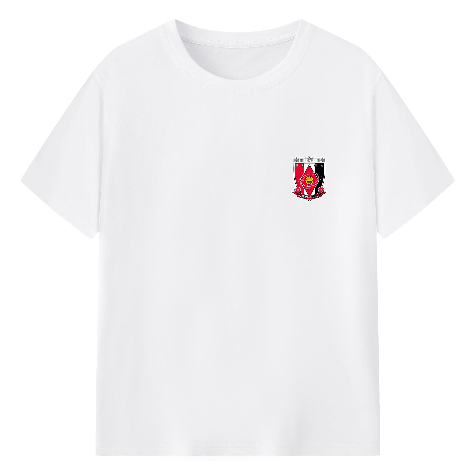 浦和レッズ - 綿100％ 半袖Tシャツ ・ フロントプリント ・ 快適 通気性 ・ 日常使い 散歩 スポーツ用