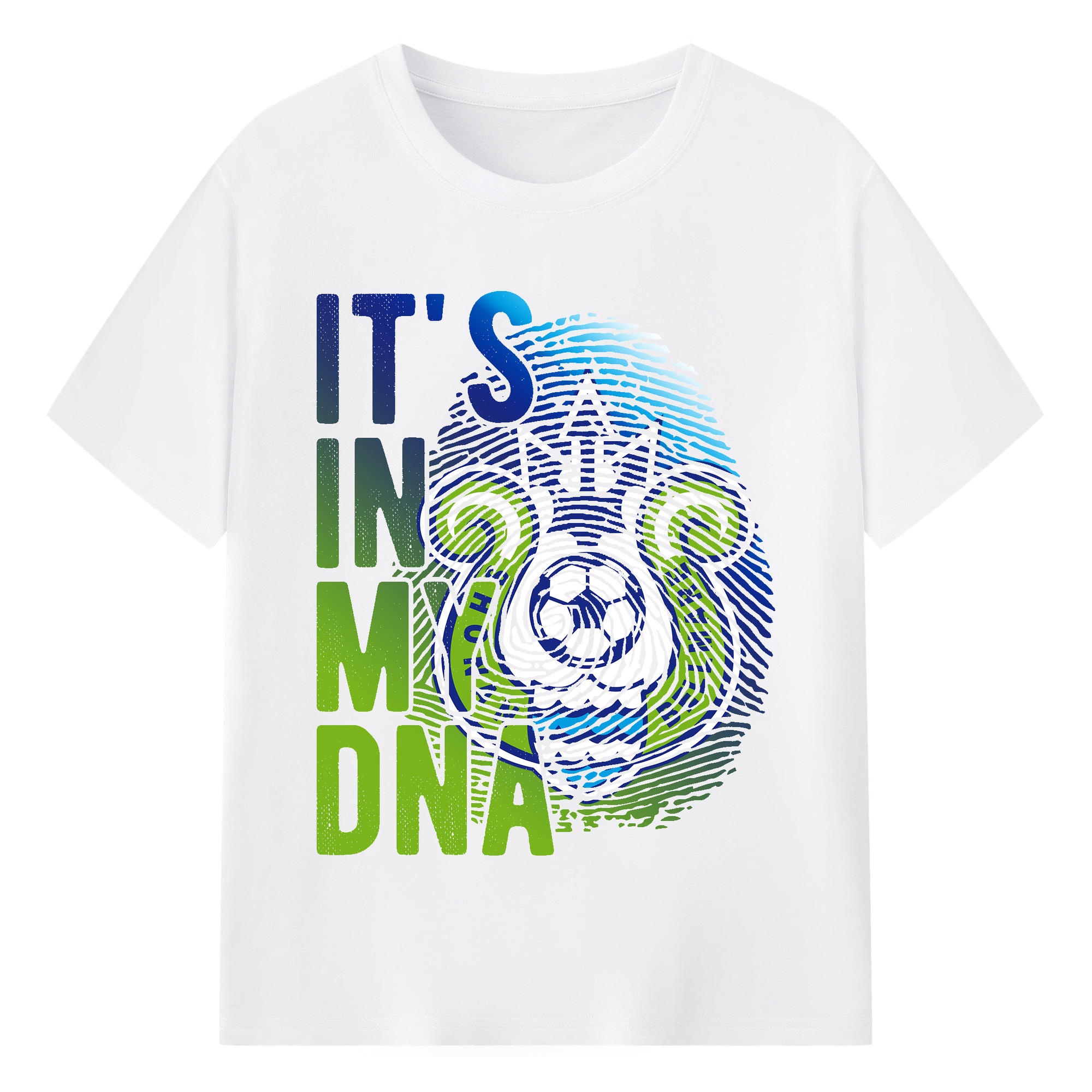 湘南ベルマーレ  it‘ｓ in my DNA - 綿100％ 半袖Tシャツ ・ フロントプリント ・ 快適 通気性 ・ 日常使い 散歩 スポーツ用