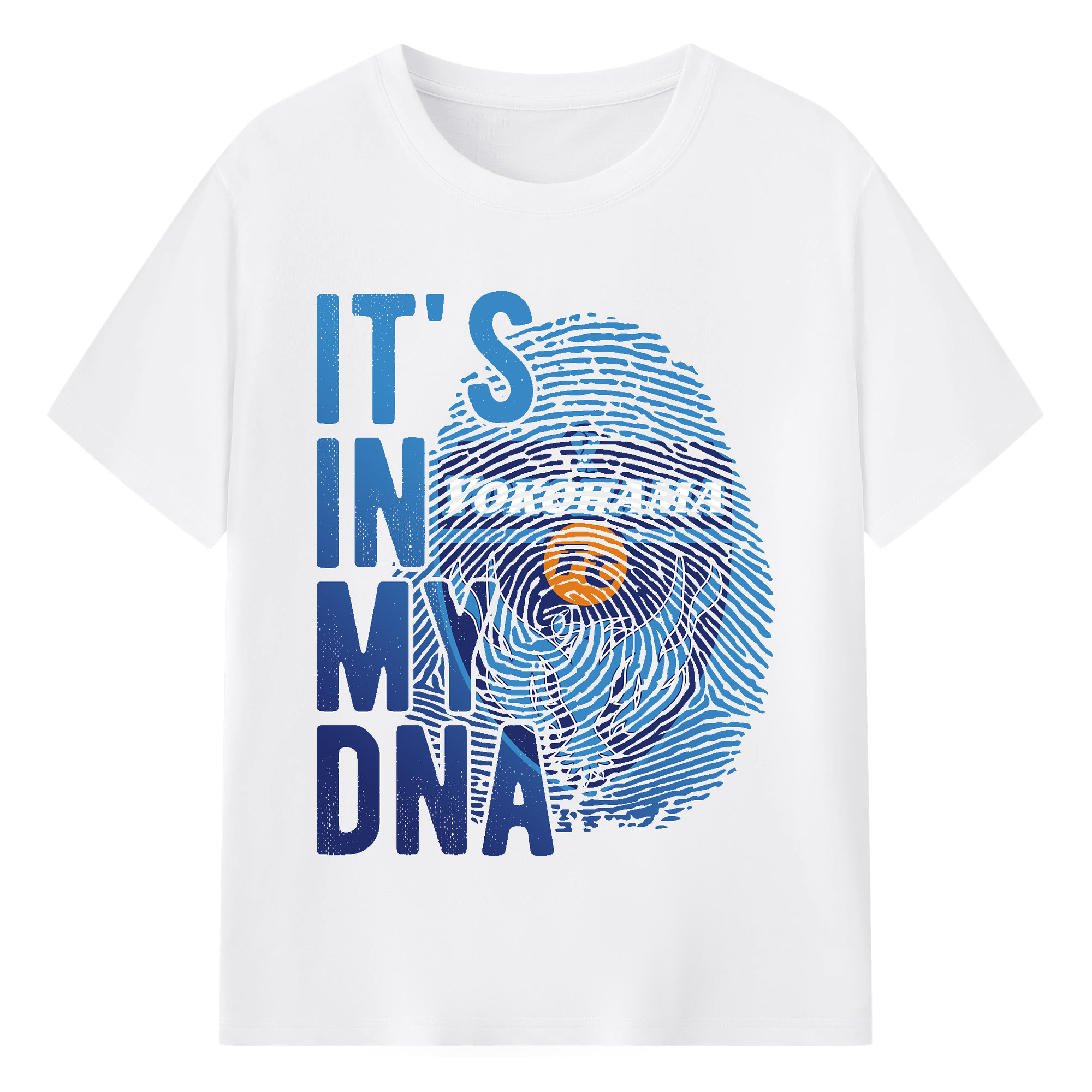 横浜ＦＣ  it‘ｓ in my DNA - 綿100％ 半袖Tシャツ ・ フロントプリント ・ 快適 通気性 ・ 日常使い 散歩 スポーツ用