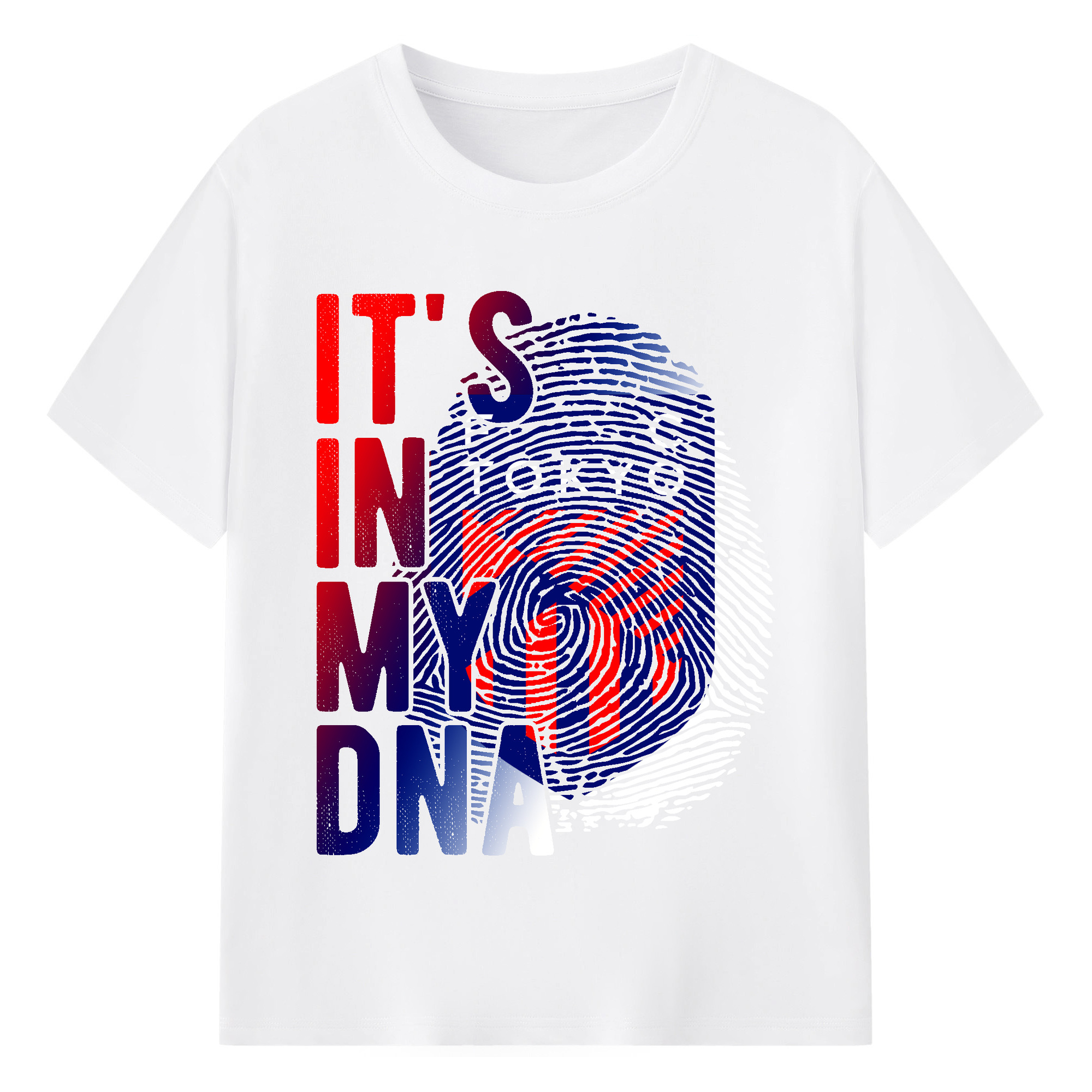 ＦＣ東京  it‘ｓ in my DNA - 綿100％ 半袖Tシャツ ・ フロントプリント ・ 快適 通気性 ・ 日常使い 散歩 スポーツ用