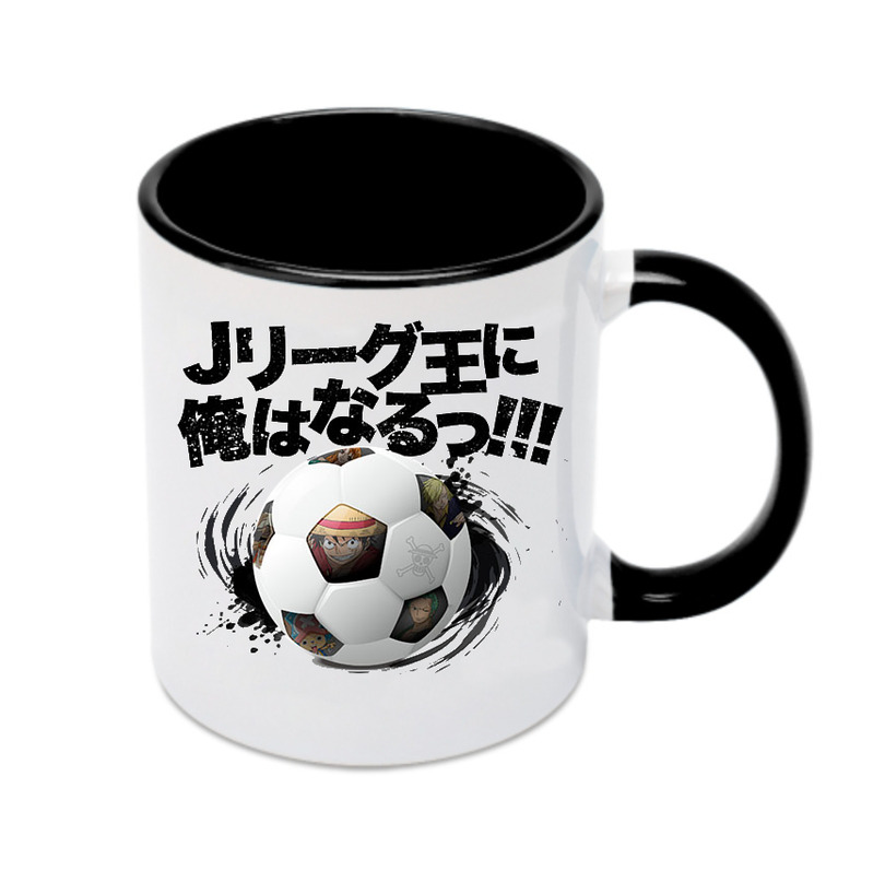 ワンピース × J1リーグ コラボ - カラフルマグカップ ・ 陶器 ・ 熱転写プリント ・ 鮮やかデザイン ・ 耐久性 高品質 ・ コーヒー お茶 ギフト用