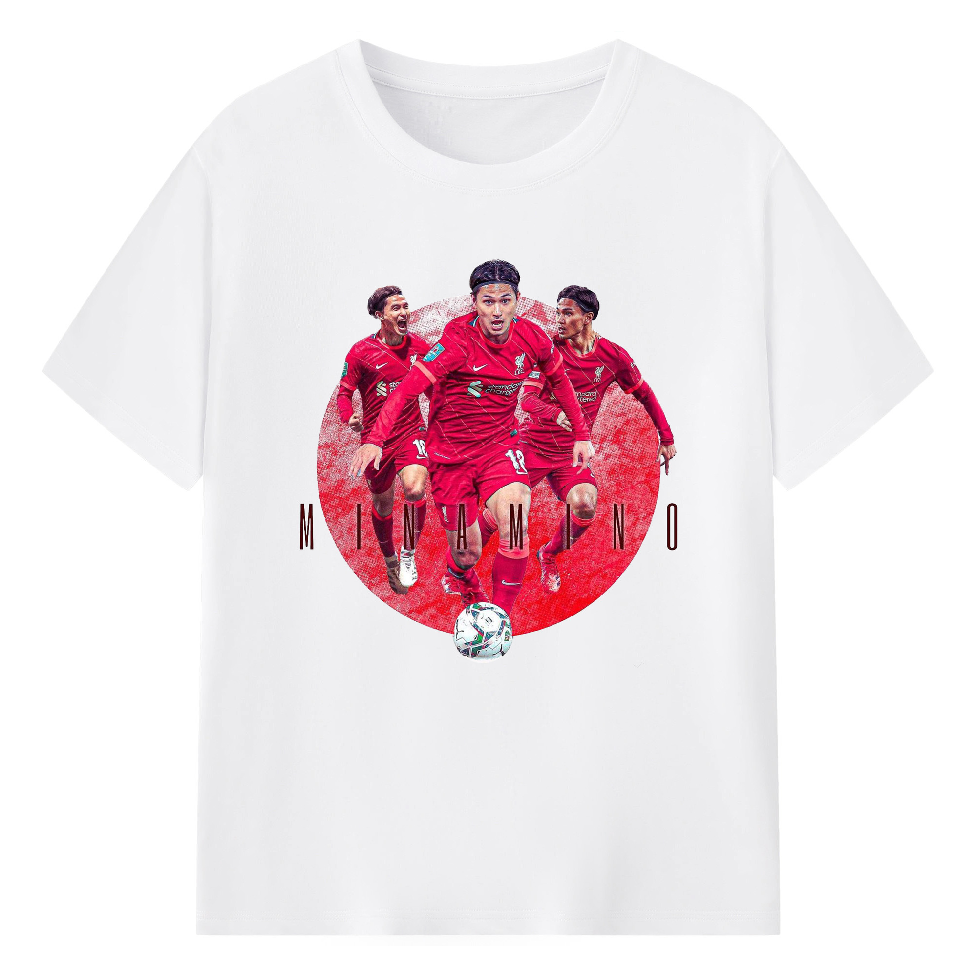 サムライ・アタッカー × 欧州の舞台 - 綿100％ 半袖Tシャツ ・ フロントプリント ・ 快適 通気性 ・ 日常使い 散歩 スポーツ用